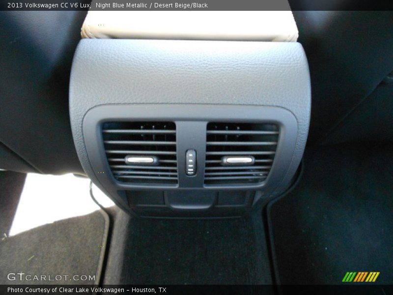 Night Blue Metallic / Desert Beige/Black 2013 Volkswagen CC V6 Lux