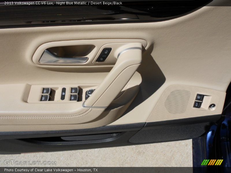 Night Blue Metallic / Desert Beige/Black 2013 Volkswagen CC V6 Lux