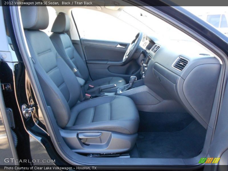 Black / Titan Black 2012 Volkswagen Jetta SE Sedan