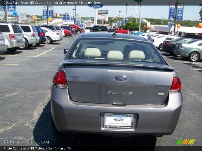 Sterling Gray Metallic / Medium Stone 2011 Ford Focus SES Sedan