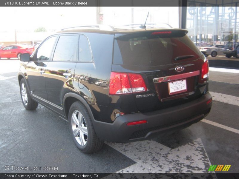 Ebony Black / Beige 2013 Kia Sorento EX AWD