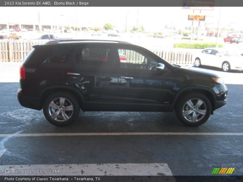 Ebony Black / Beige 2013 Kia Sorento EX AWD