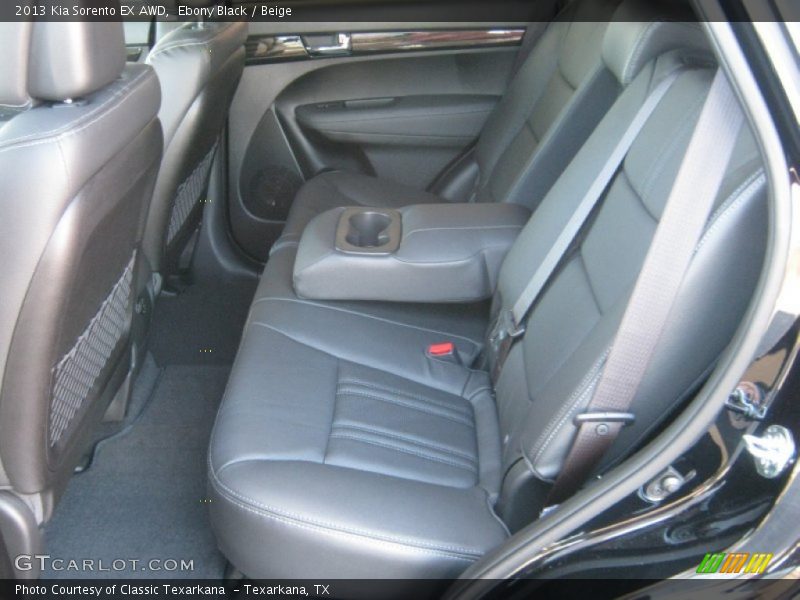 Ebony Black / Beige 2013 Kia Sorento EX AWD