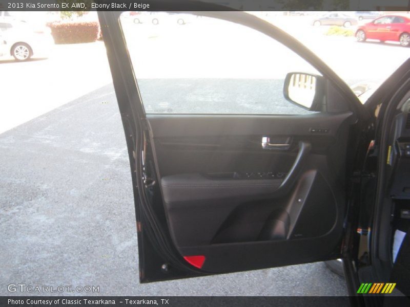 Ebony Black / Beige 2013 Kia Sorento EX AWD