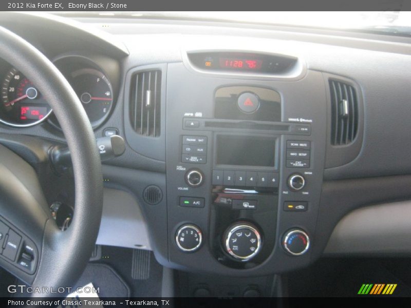 Ebony Black / Stone 2012 Kia Forte EX
