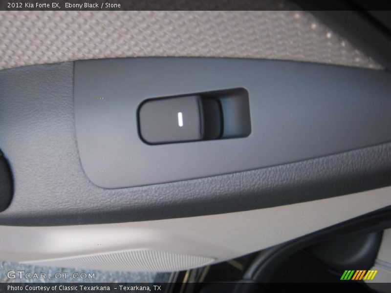 Ebony Black / Stone 2012 Kia Forte EX