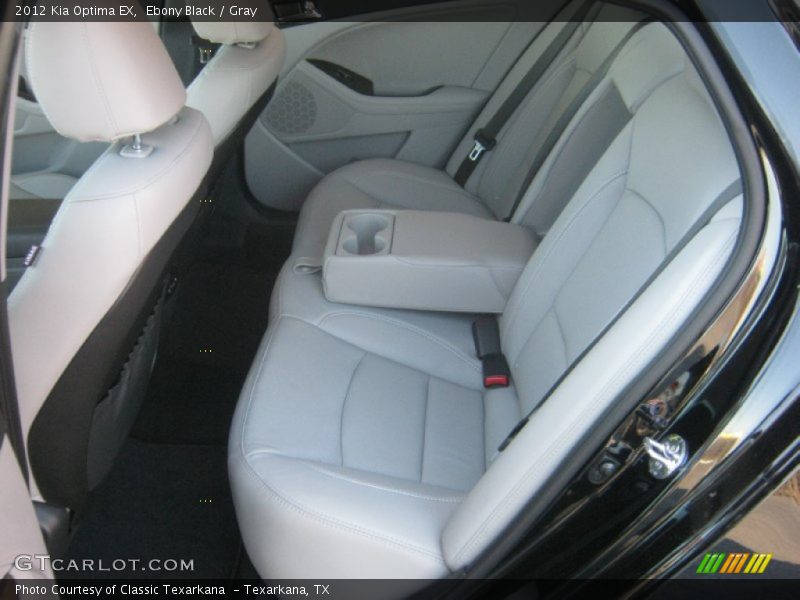 Ebony Black / Gray 2012 Kia Optima EX