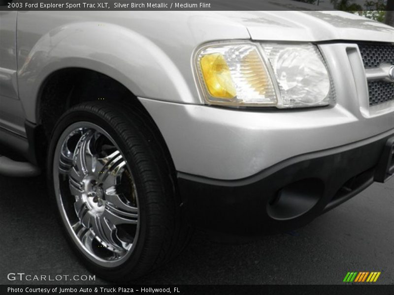 Silver Birch Metallic / Medium Flint 2003 Ford Explorer Sport Trac XLT