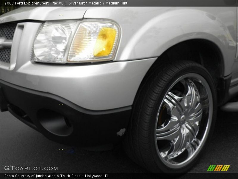 Silver Birch Metallic / Medium Flint 2003 Ford Explorer Sport Trac XLT
