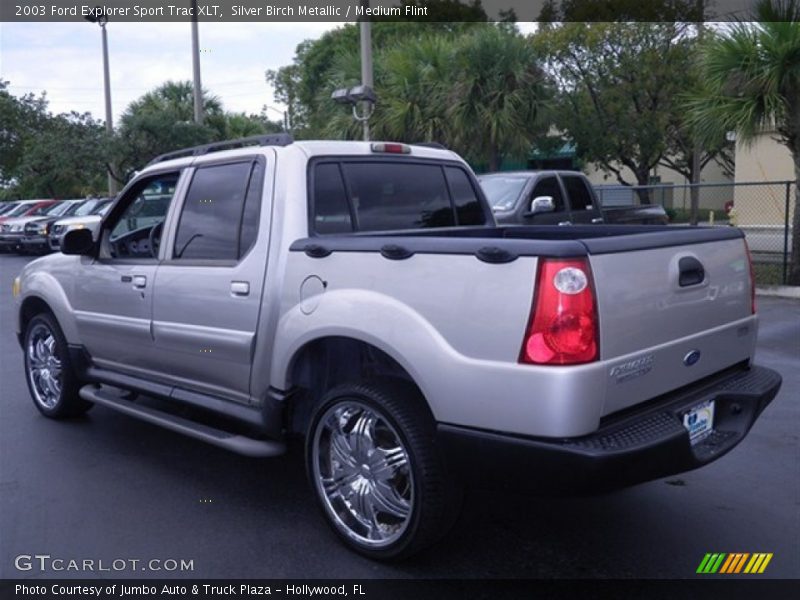 Silver Birch Metallic / Medium Flint 2003 Ford Explorer Sport Trac XLT