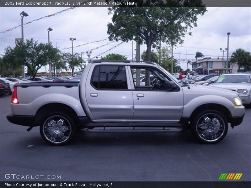 Silver Birch Metallic / Medium Flint 2003 Ford Explorer Sport Trac XLT