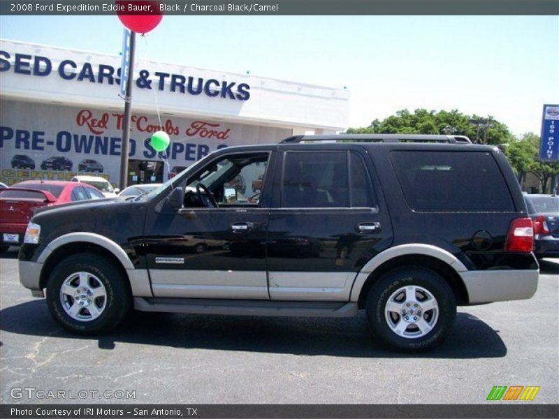 Black / Charcoal Black/Camel 2008 Ford Expedition Eddie Bauer