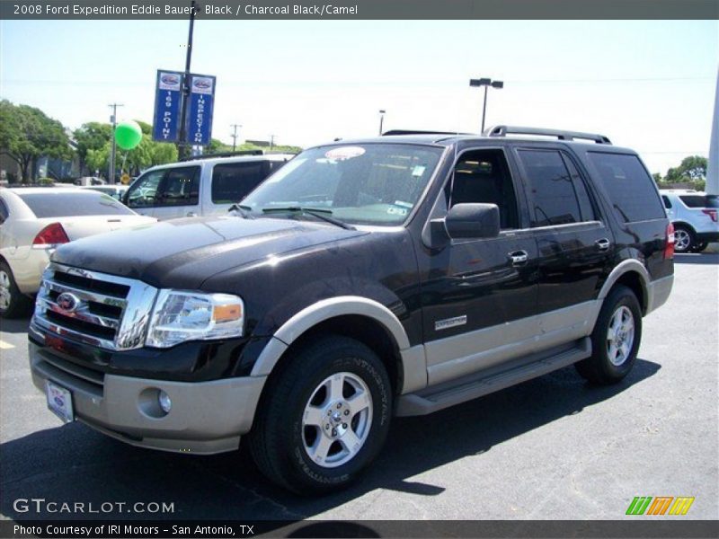 Black / Charcoal Black/Camel 2008 Ford Expedition Eddie Bauer