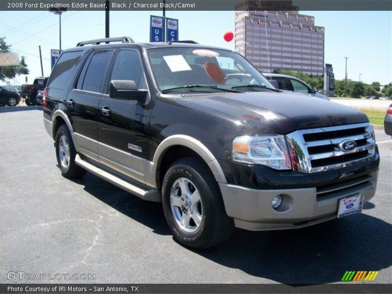 Black / Charcoal Black/Camel 2008 Ford Expedition Eddie Bauer