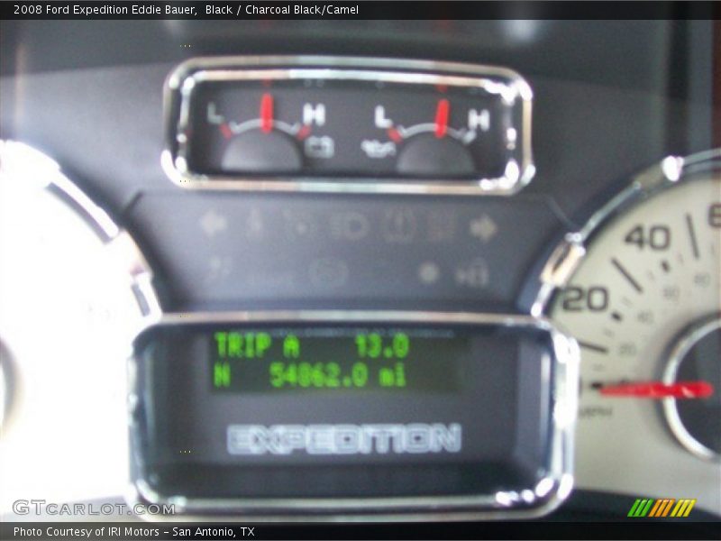 Black / Charcoal Black/Camel 2008 Ford Expedition Eddie Bauer