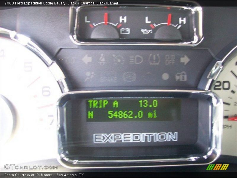 Black / Charcoal Black/Camel 2008 Ford Expedition Eddie Bauer