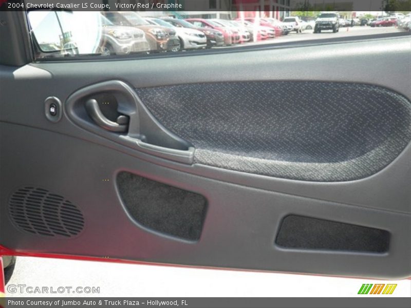 Victory Red / Graphite 2004 Chevrolet Cavalier LS Coupe
