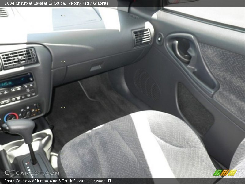 Victory Red / Graphite 2004 Chevrolet Cavalier LS Coupe
