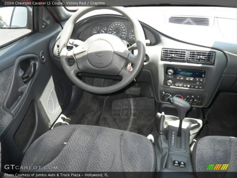 Victory Red / Graphite 2004 Chevrolet Cavalier LS Coupe