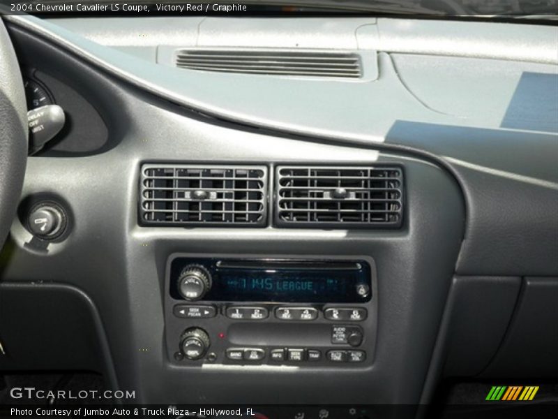 Victory Red / Graphite 2004 Chevrolet Cavalier LS Coupe