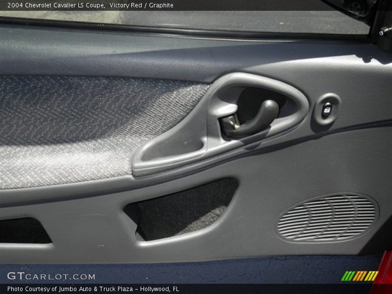 Victory Red / Graphite 2004 Chevrolet Cavalier LS Coupe