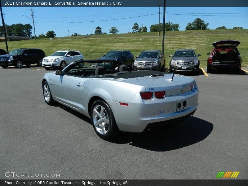 Silver Ice Metallic / Gray 2011 Chevrolet Camaro LT Convertible