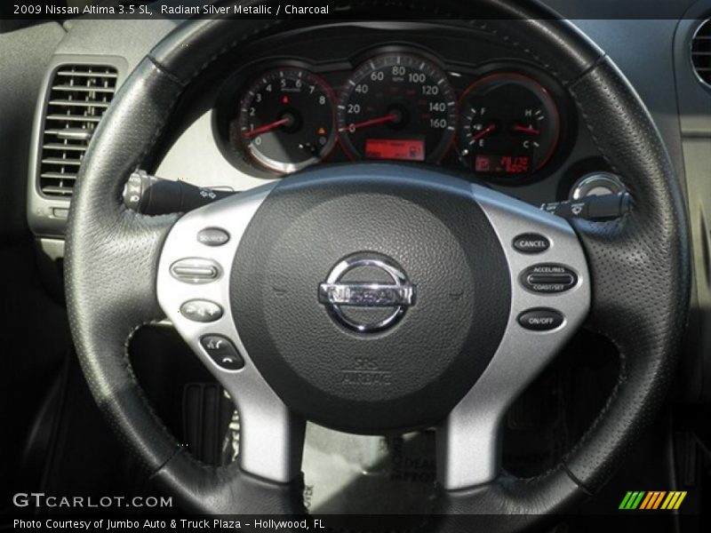 Radiant Silver Metallic / Charcoal 2009 Nissan Altima 3.5 SL