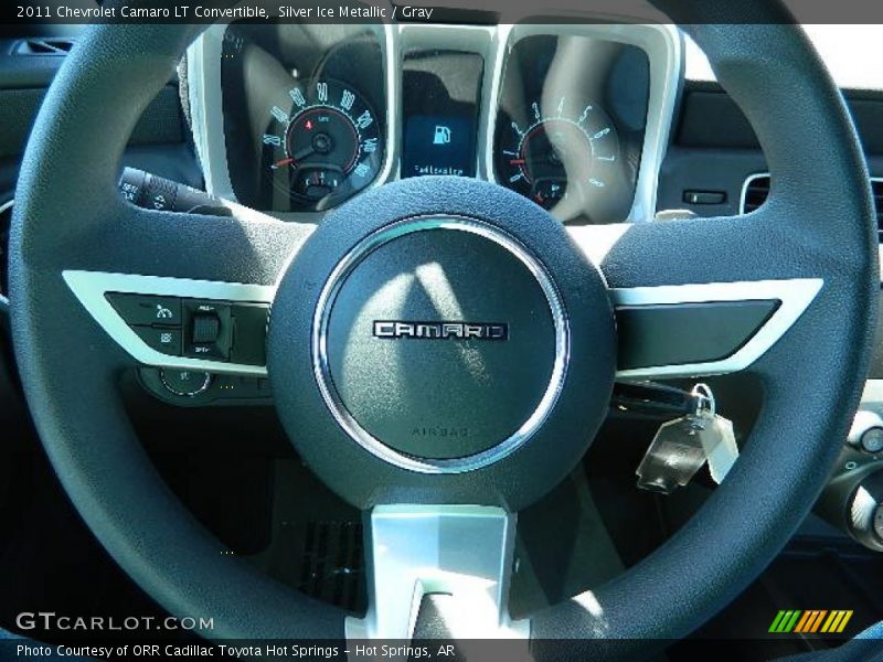 Silver Ice Metallic / Gray 2011 Chevrolet Camaro LT Convertible
