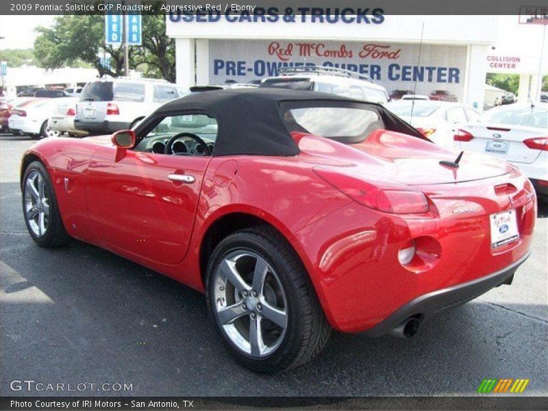 Aggressive Red / Ebony 2009 Pontiac Solstice GXP Roadster