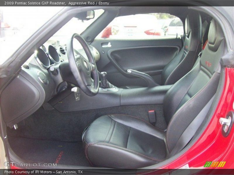  2009 Solstice GXP Roadster Ebony Interior
