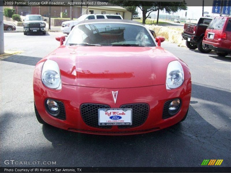 Aggressive Red / Ebony 2009 Pontiac Solstice GXP Roadster