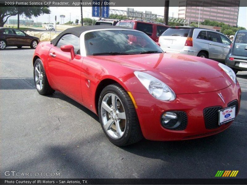 Aggressive Red / Ebony 2009 Pontiac Solstice GXP Roadster