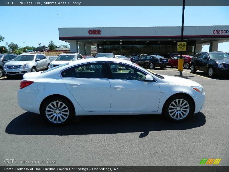 Summit White / Ebony 2011 Buick Regal CXL