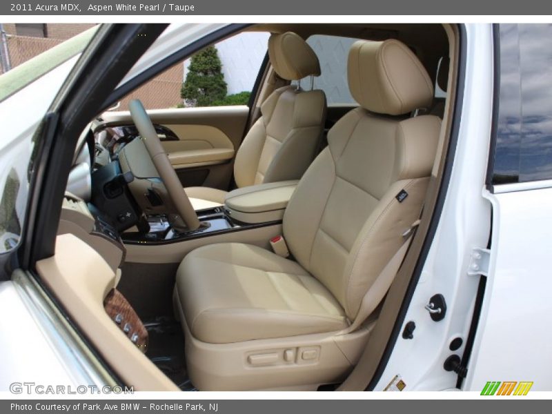 Aspen White Pearl / Taupe 2011 Acura MDX