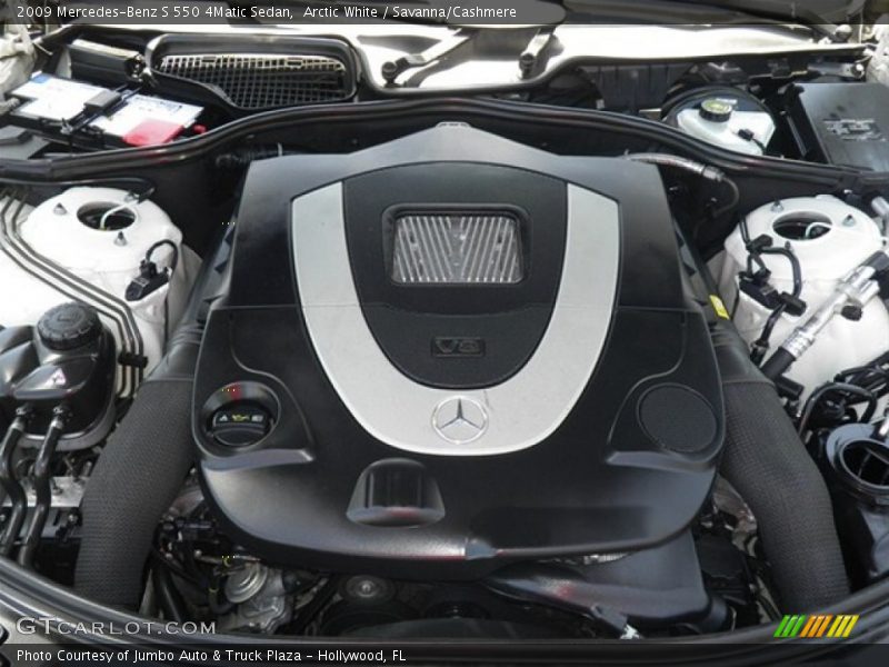 Arctic White / Savanna/Cashmere 2009 Mercedes-Benz S 550 4Matic Sedan