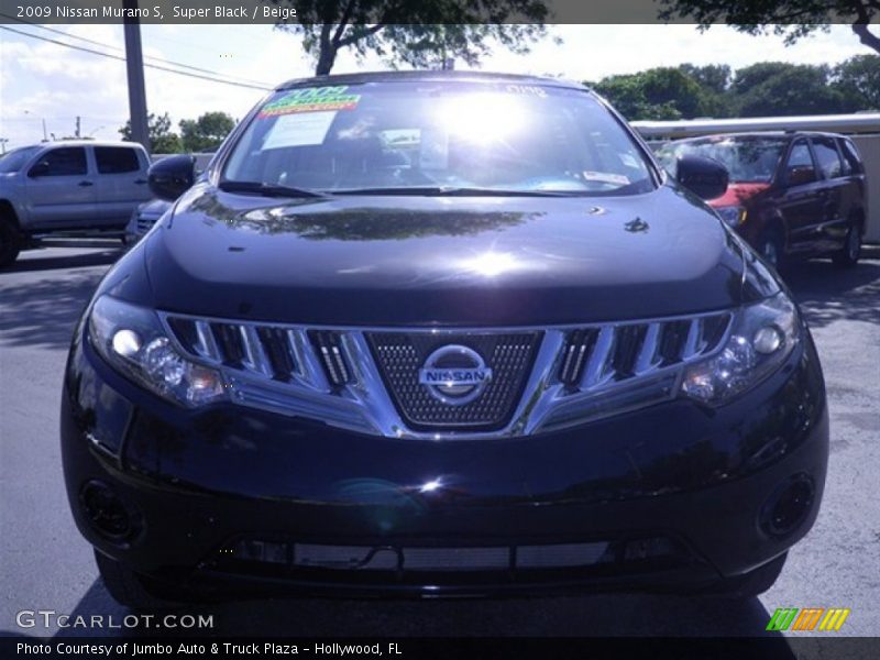 Super Black / Beige 2009 Nissan Murano S