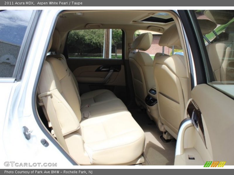 Aspen White Pearl / Taupe 2011 Acura MDX