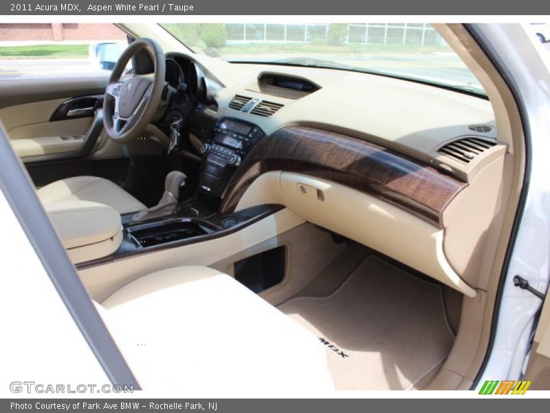 Aspen White Pearl / Taupe 2011 Acura MDX