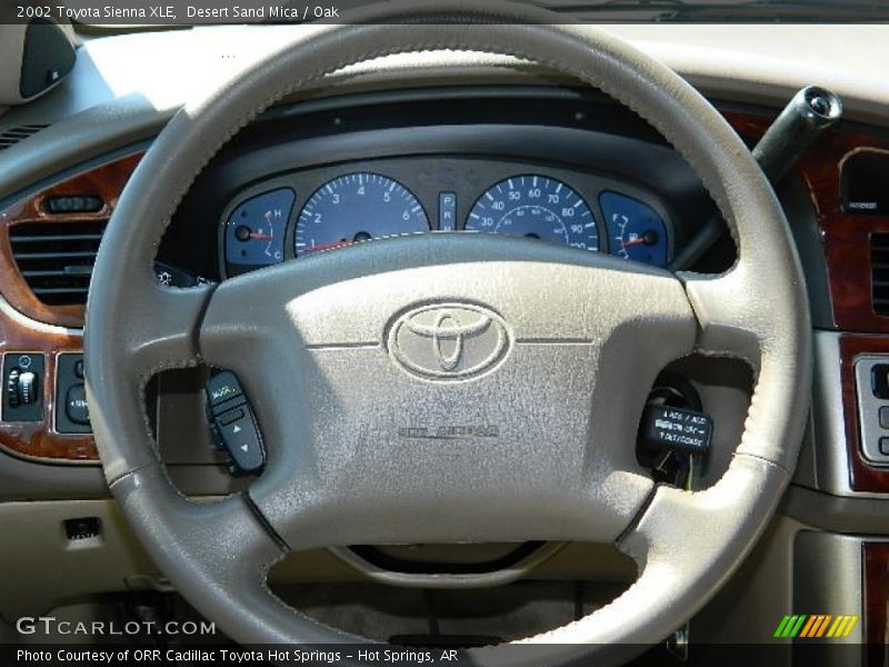 Desert Sand Mica / Oak 2002 Toyota Sienna XLE
