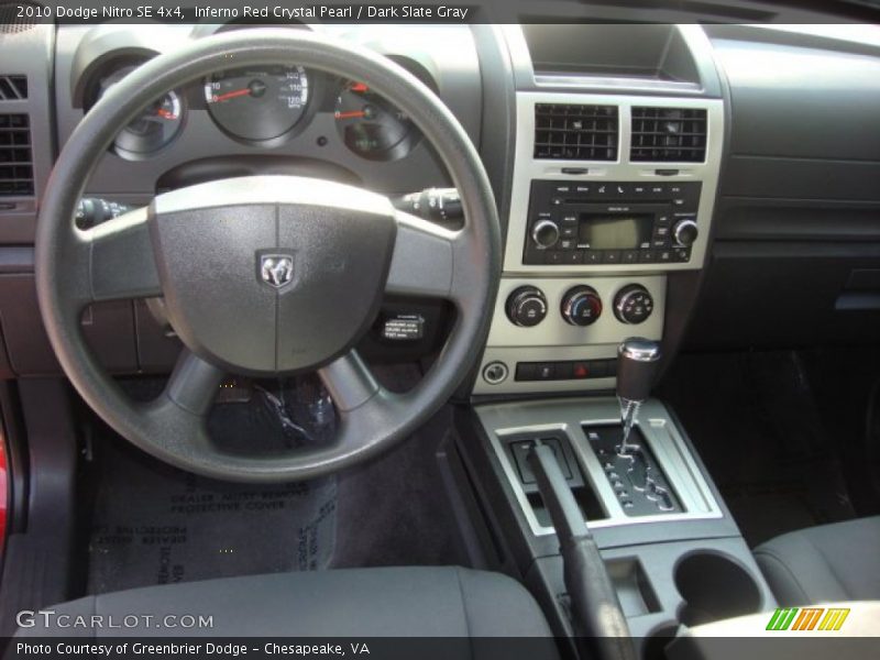 Inferno Red Crystal Pearl / Dark Slate Gray 2010 Dodge Nitro SE 4x4