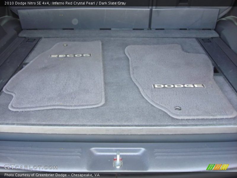 Inferno Red Crystal Pearl / Dark Slate Gray 2010 Dodge Nitro SE 4x4
