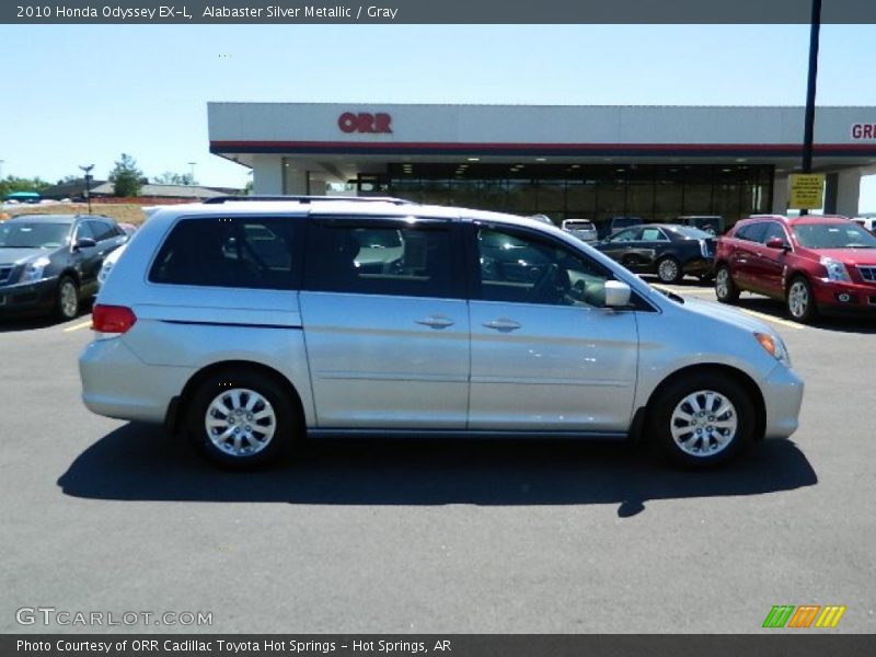 Alabaster Silver Metallic / Gray 2010 Honda Odyssey EX-L