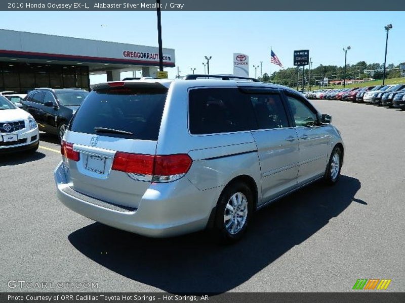 Alabaster Silver Metallic / Gray 2010 Honda Odyssey EX-L