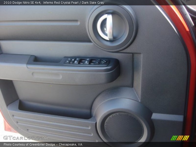 Inferno Red Crystal Pearl / Dark Slate Gray 2010 Dodge Nitro SE 4x4