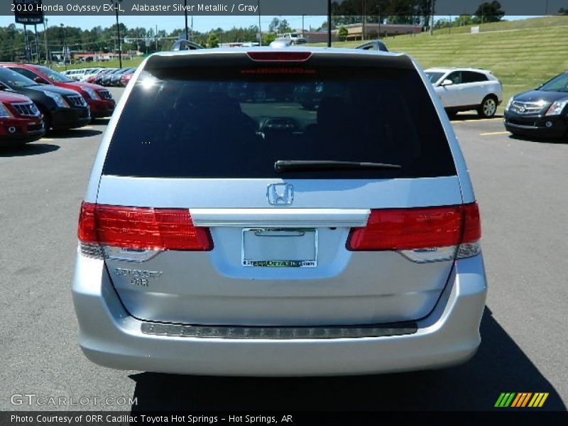 Alabaster Silver Metallic / Gray 2010 Honda Odyssey EX-L