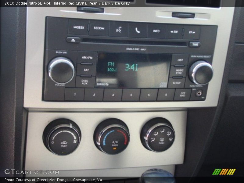 Inferno Red Crystal Pearl / Dark Slate Gray 2010 Dodge Nitro SE 4x4