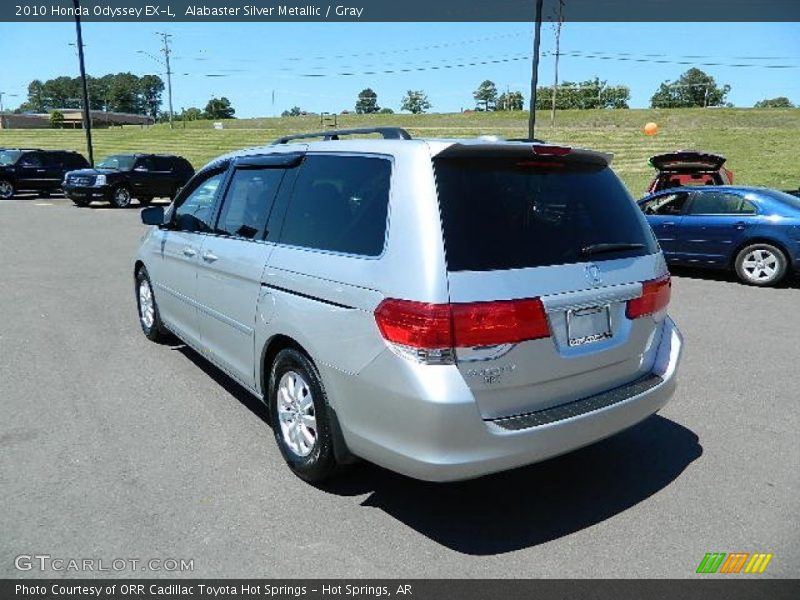 Alabaster Silver Metallic / Gray 2010 Honda Odyssey EX-L