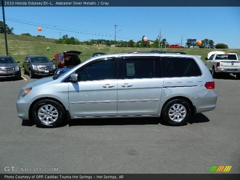 Alabaster Silver Metallic / Gray 2010 Honda Odyssey EX-L