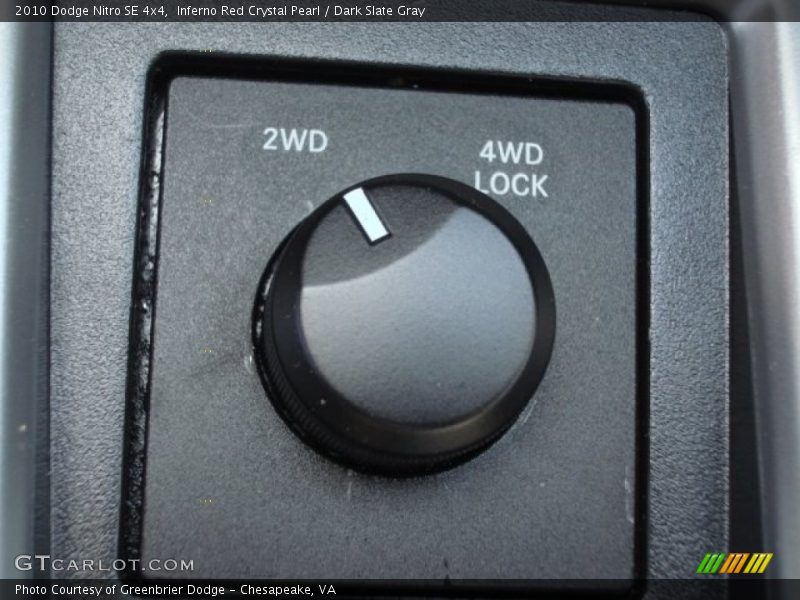 Inferno Red Crystal Pearl / Dark Slate Gray 2010 Dodge Nitro SE 4x4