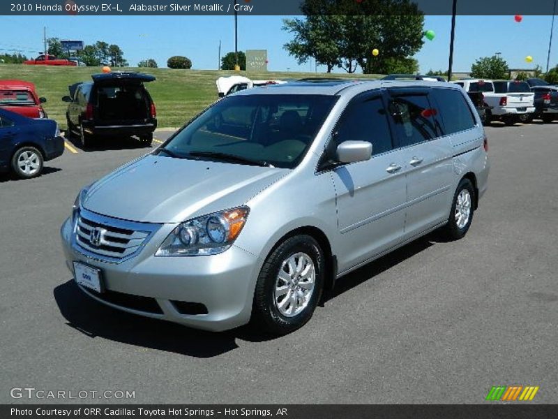 Alabaster Silver Metallic / Gray 2010 Honda Odyssey EX-L